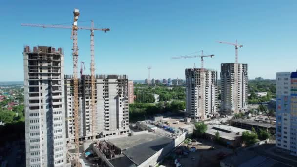 Maison chantier de construction — Video