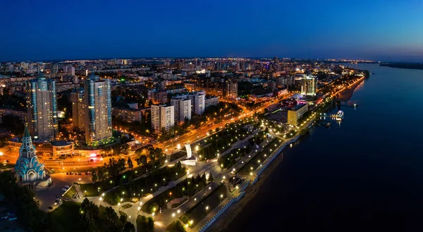 Vista aérea de la ciudad — Foto de Stock