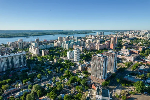 Vue aérienne de la ville — Photo