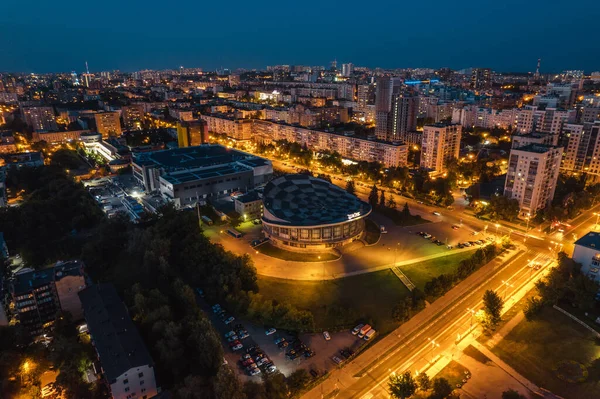 Vedere urbană aeriană — Fotografie, imagine de stoc