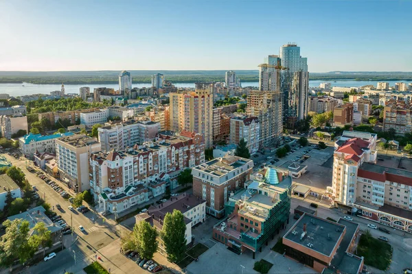 Vista aerea della città — Foto Stock