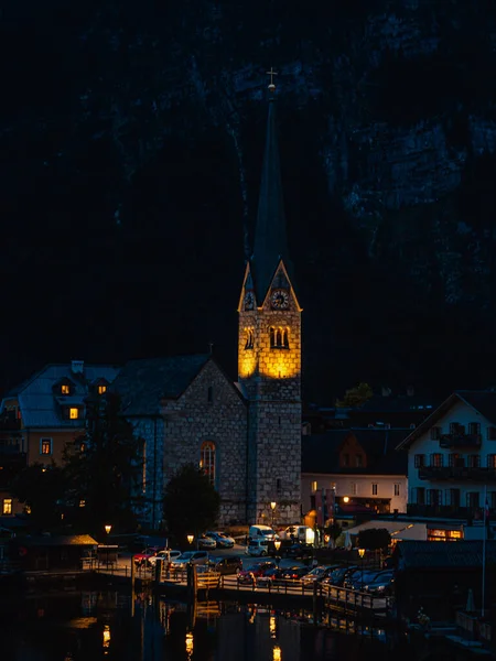 Aldea de Hallstatt Alp — Foto de Stock