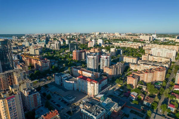 Flygfoto över staden — Stockfoto