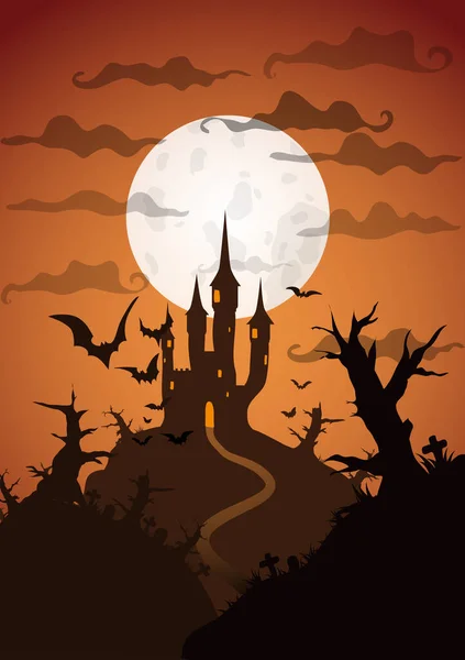 Halloween vector poster — Stockvector