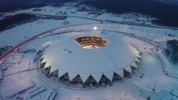 Vista aerea dello stadio — Video Stock