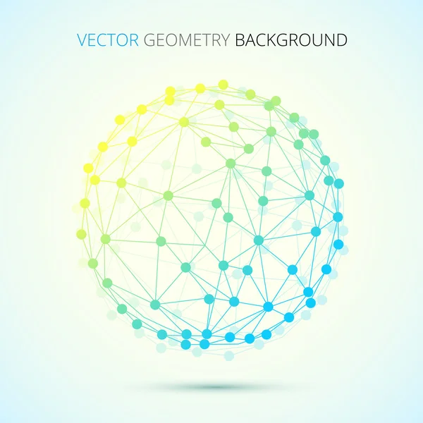 Geometrie der Verbindungen — Stockvektor