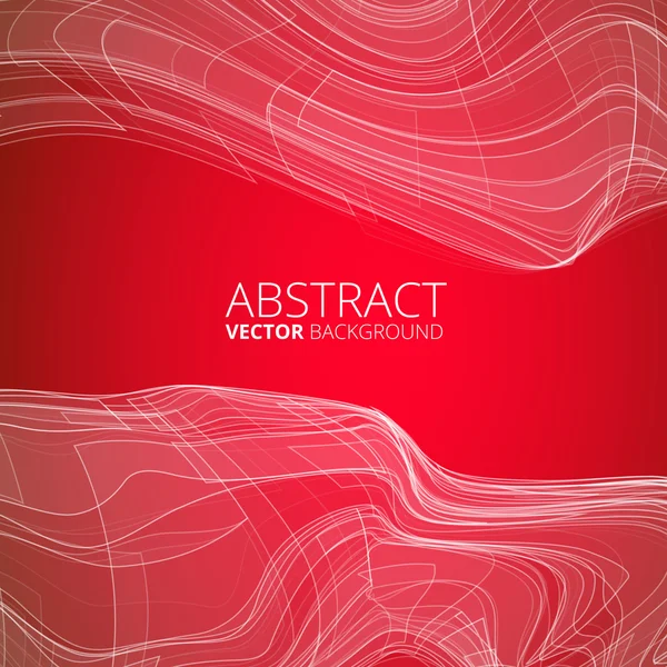 Abstract Red Background — Stock Vector