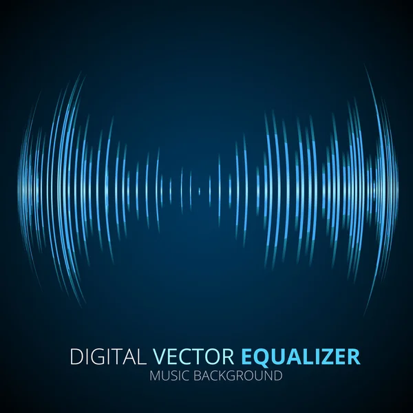Ondas de sonido — Vector de stock