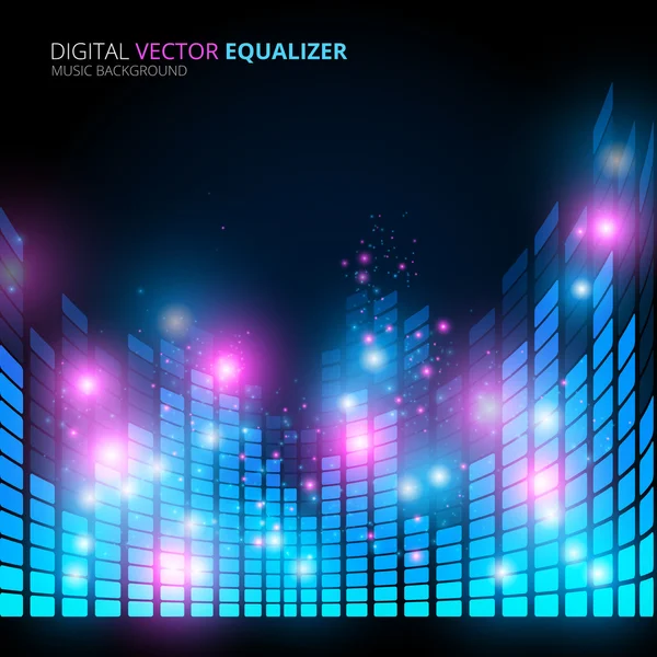 Musik-Equalizer — Stockvektor