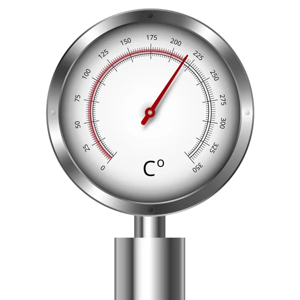 Teplotní měřidla měřidlo — Stockový vektor