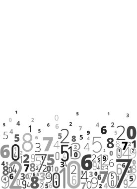 Number background clipart