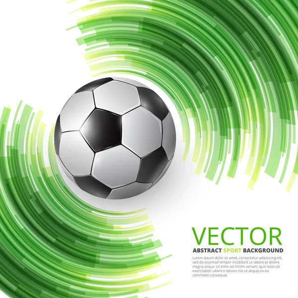 Balón de fútbol — Vector de stock