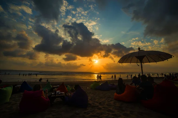 Kuta zonsondergang — Stockfoto