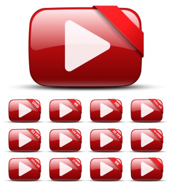 video düğmesi