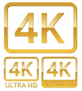 Ultra hd 4k simgesi