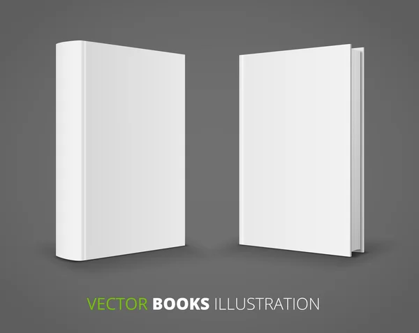 Libros en blanco — Archivo Imágenes Vectoriales