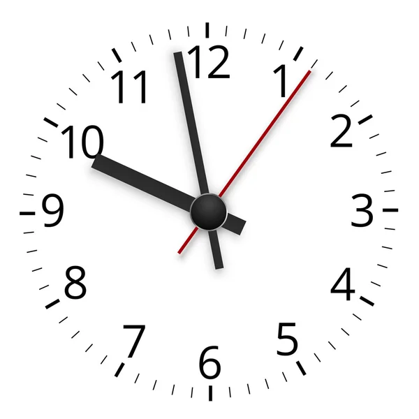 Reloj de diseño — Vector de stock