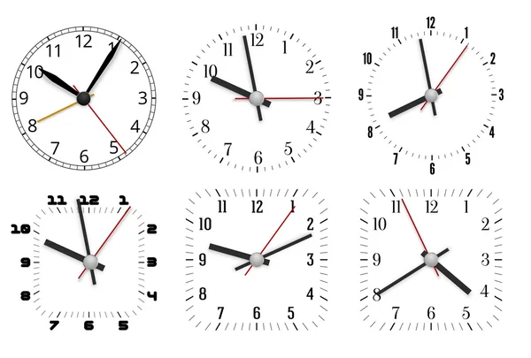 Design ceas — Vector de stoc