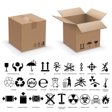 packing symbols clipart