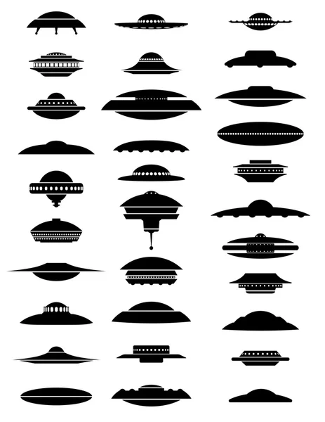 UFO ships — Stock Vector