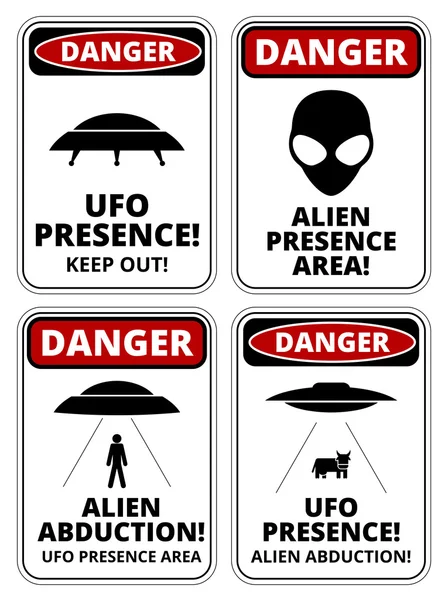 UFO gemiler — Stok Vektör