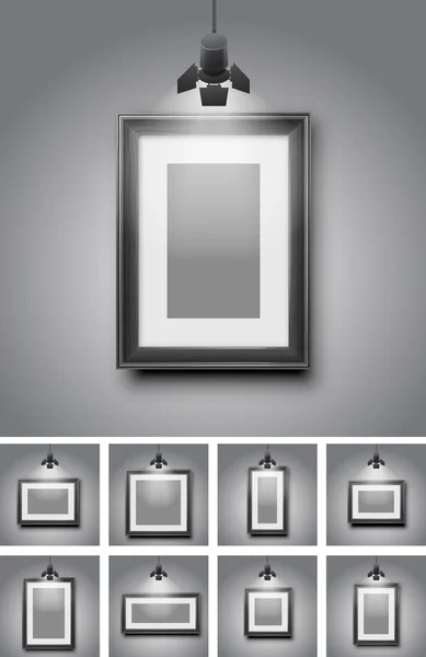 Gallery room — Stock Vector