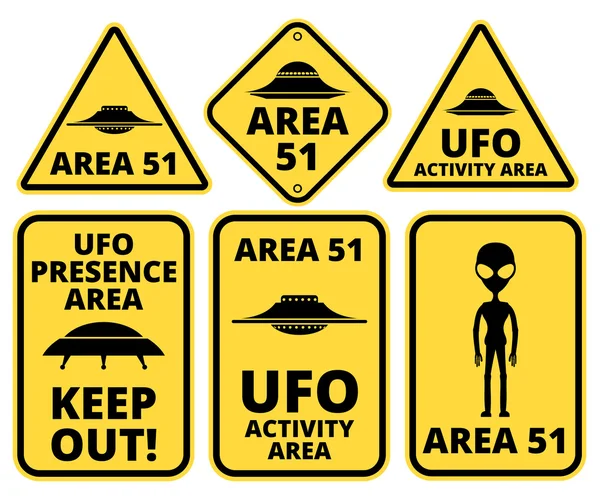 Ufo danger — Stock Vector