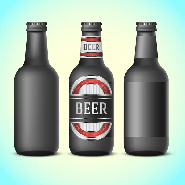 Butelki po piwie — Wektor stockowy