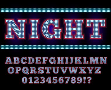 Vegas gece yazı tipi