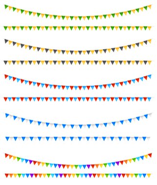 Festival bayrak öğeleri