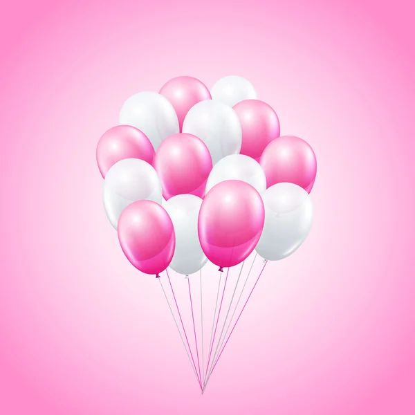 Bouquet de ballons vecteurs — Image vectorielle