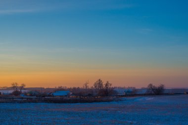 Soğuk donmuş Köyü