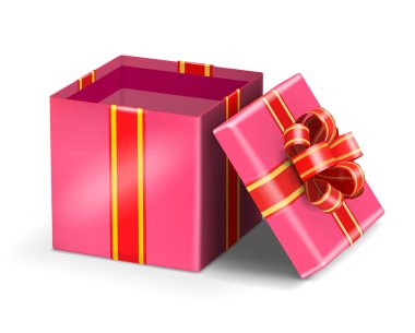 Açık kırmızı hediye