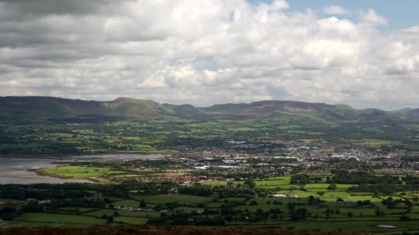 Irlanda vista de alto ângulo timelapse Videoclipe