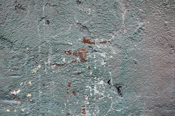 Régi Omladozó Téglafal Borított Cement Tetején — Stock Fotó