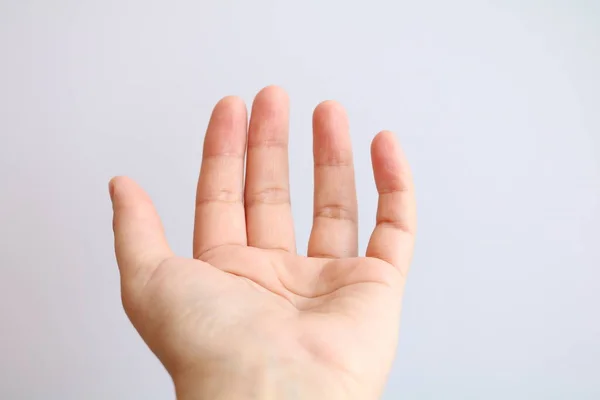 Palm Hand Extended Forward — Stock Photo, Image