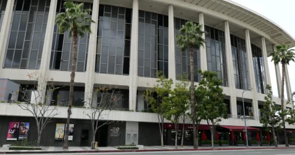 Los Angeles Usa Marzo 2020 Music Center Está Desierto Durante — Vídeo de stock