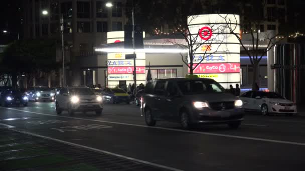 Los Angeles Usa Února 2020 Nákupní Centrum Figat7 Centru Los — Stock video