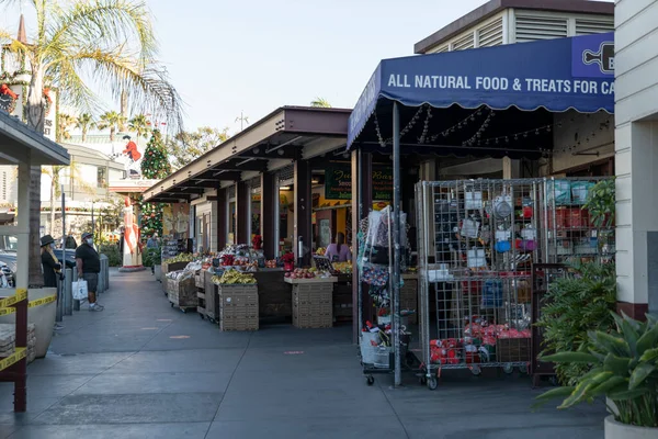 Los Angeles Usa December 2020 Original Farmers Market Deserted Christmas — Stock Photo, Image