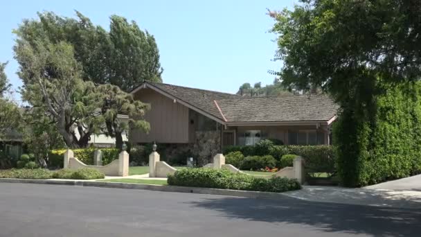 Los Angeles Usa July 2018 House Used Exterior Shots Brady — Stock Video