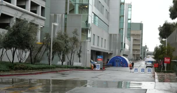 Los Angeles Usa Dicembre 2020 Area Assunzione Coronavirus Kaiser Hospital — Video Stock