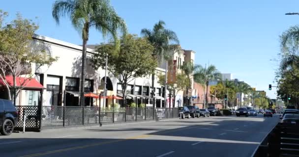 Beverly Hills Usa Gennaio 2021 Zone Pranzo All Aperto Beverly — Video Stock