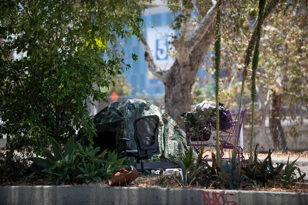 Stan Bezdomovce Dálnice Rampy Hollywoodu Kalifornii — Stock fotografie