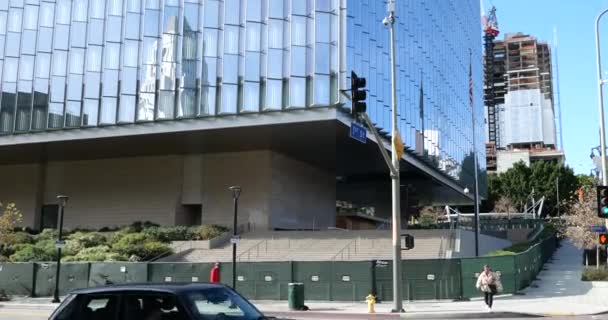Los Angeles Usa Januari 2021 Tilt Menembaki Gedung Pengadilan Los — Stok Video