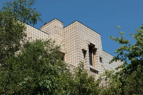 Los Angeles Usa Ennis House Tervezte Építész Frank Lloyd Wright — Stock Fotó