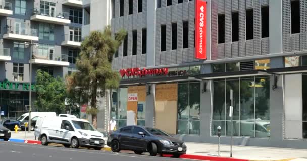 Los Angeles États Unis Novembre 2020 Pharmacie Cvs Embarque Après — Video