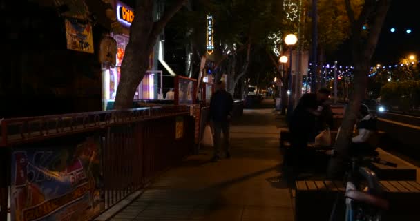 West Hollywood Usa Prosince 2020 Západní Hollywoodské Kavárny Prázdné Opuštěné — Stock video