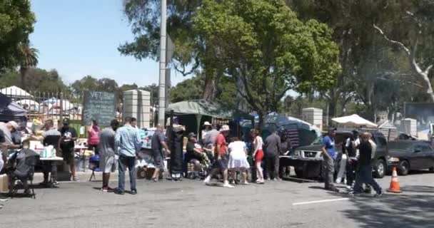 Los Angeles Usa Července 2021 Společenské Skupiny Sejdou Den Nezávislosti — Stock video