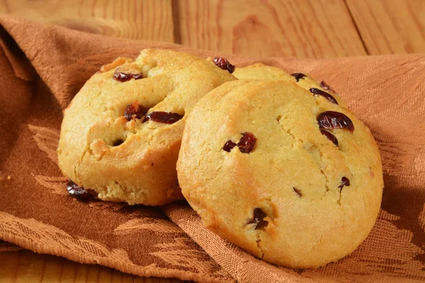 Gurmánské brusinkovou oranžové soubory cookie — Stock fotografie