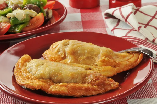 Empanadas de pollo dorado — Foto de Stock